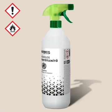 Cleaneco Alkoholos Felületfertőtlenítő - Vírus-, Baktérium- és Gombaölő 1L 