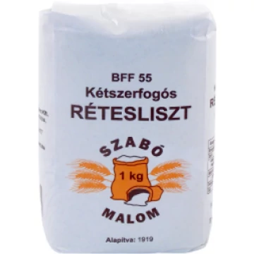 Szabó Malom BFF-55 Kétszerfogós Rétesliszt 1kg