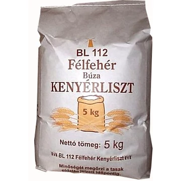 Szabó Malom BL-112 Félfehér Búza Kenyérliszt 5kg