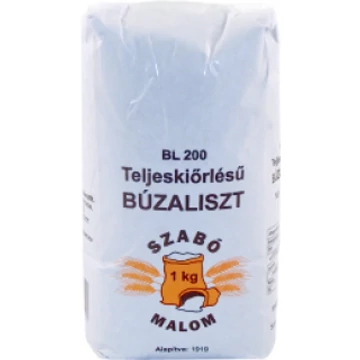 Szabó Malom BL-200 Teljes Kiörlésű Búzaliszt 1kg