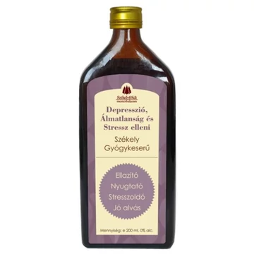 Székelyföldi Depresszió, álmatlanság és stressz elleni Gyógykeserű – 500ml