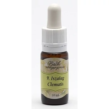Bach-Clematis (9. Iszalag) virágeszencia 10ml (barna, pipettás kupakkal ellátott gyógyszertári üvegben)