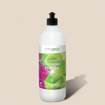 Cleaneco Fertőtlenítő Folyékony Szappan - Baktérium- és Gombaölő 1L