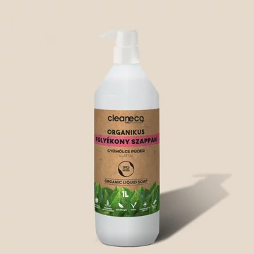 Cleaneco Organikus Folyékony Szappan - Gyümölcs Púder Illattal 1L 