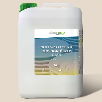Cleaneco Gépi Pohár és Tányér Mosogatószer Budget - kemény vízhez - 5kg