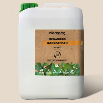 Cleaneco Organikus Habszappan - Mangó Illattal 5L