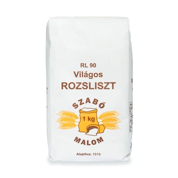 Szabó Malom RL-90 Világos Rozsliszt 1kg
