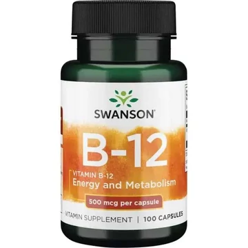 SWANSON B12-vitamin 500 mcg/100 db