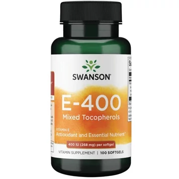 SWANSON E-vitamin 400 NE (268 mg) / 100 db lágyzselatin kapszula
