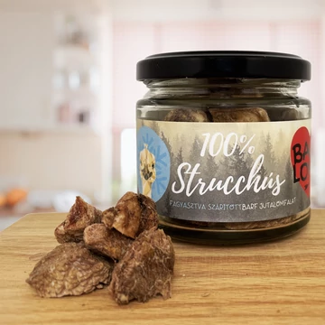 Barf Love Fagyasztva szárított strucchús jutifalat 40g