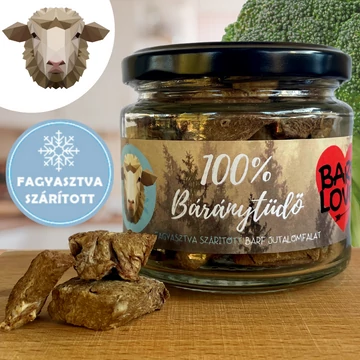 Barf Love Fagyasztva szárított báránytüdő jutifalat 30g
