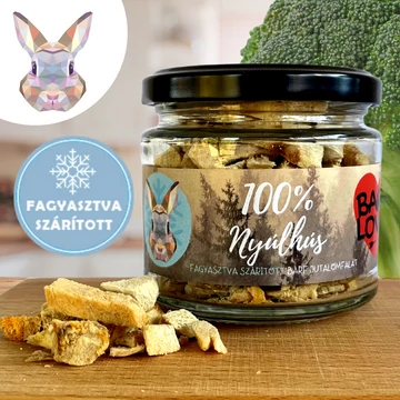 Barf Love Fagyasztva szárított nyúlhús jutifalat 30g