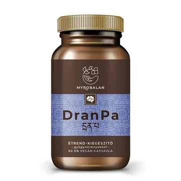 Myrobalan DranPa agyserkentő és memóriajavító gyógynövény-komplex 60 db vegán kapszula 100% gyógynövényőrleménnyel