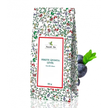 Mecsek FEKETE ÁFONYA LEVÉL (50G) SZÁLAS