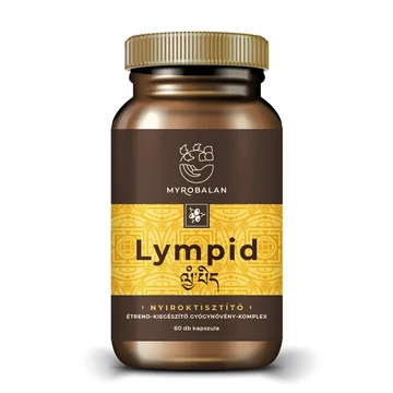 Myrobalan Lympid nyirokrendszer- és vértisztító gyógynövény-komplex 60 db vegán kapszula 100% gyógynövényőrleménnyel