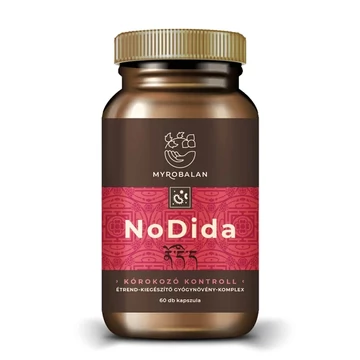 Myrobalan NoDida Candida, gombák és élősködők elleni gyógynövény-komplex 60 db vegán kapszula 100% gyógynövényőrleménnyel