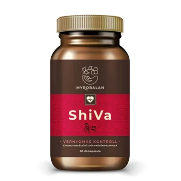 Myrobalan ShiVa vérnyomáscsökkentő gyógynövény-komplex 60 db vegán kapszula 100% gyógynövényőrleménnyel