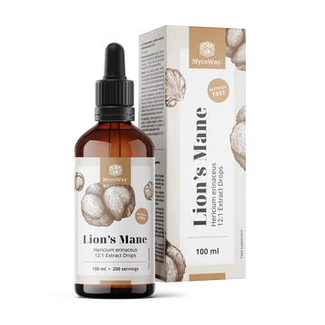 Süngomba – Lion's mane kivonat cseppekben Tartalom: 100 ml