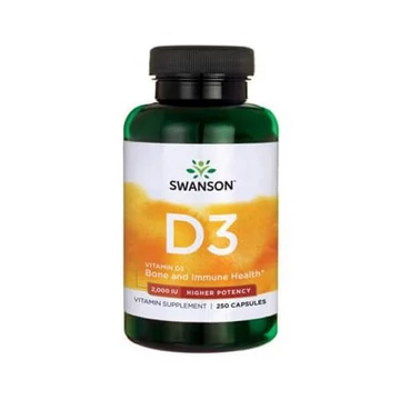 SWANSON D3 vitamin 2000NE / 250 kapszula