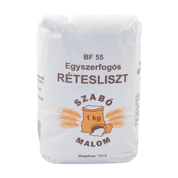 Szabó Malom BF-55 Egyszerfogós Rétesliszt 1kg