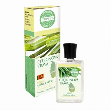 Topvet  - Citromfű (Cymbopogon Citratus) 100% Illóolaj 10 ml