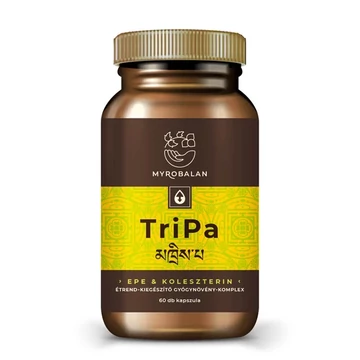 Myrobalan TriPa epe & koleszterin gyógynövény-komplex 60 db vegán kapszula 100% gyógynövényőrleménnyel