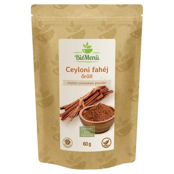BioMenü BIO CEYLONI FAHÉJ őrölt 60g